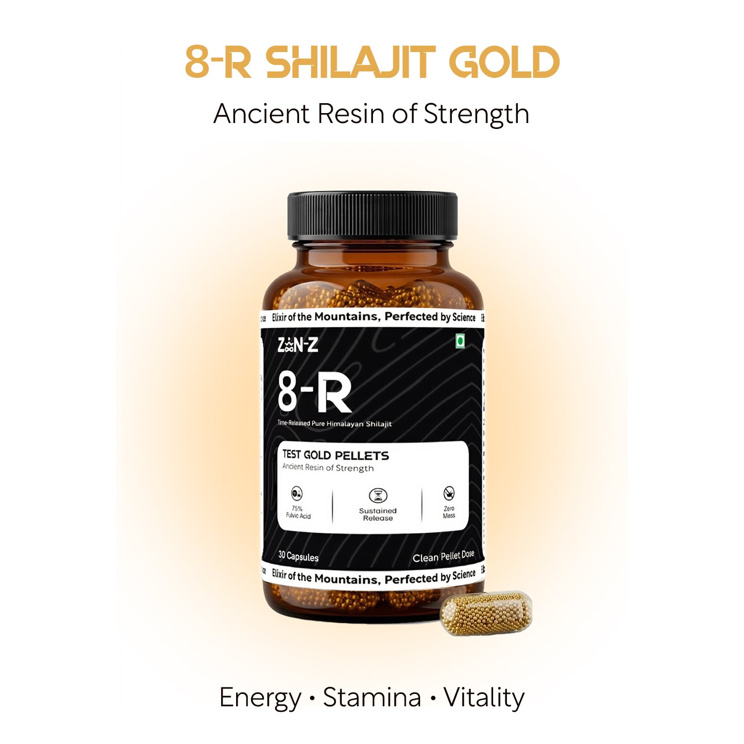 8-R™ Shilajit Gold Pellets