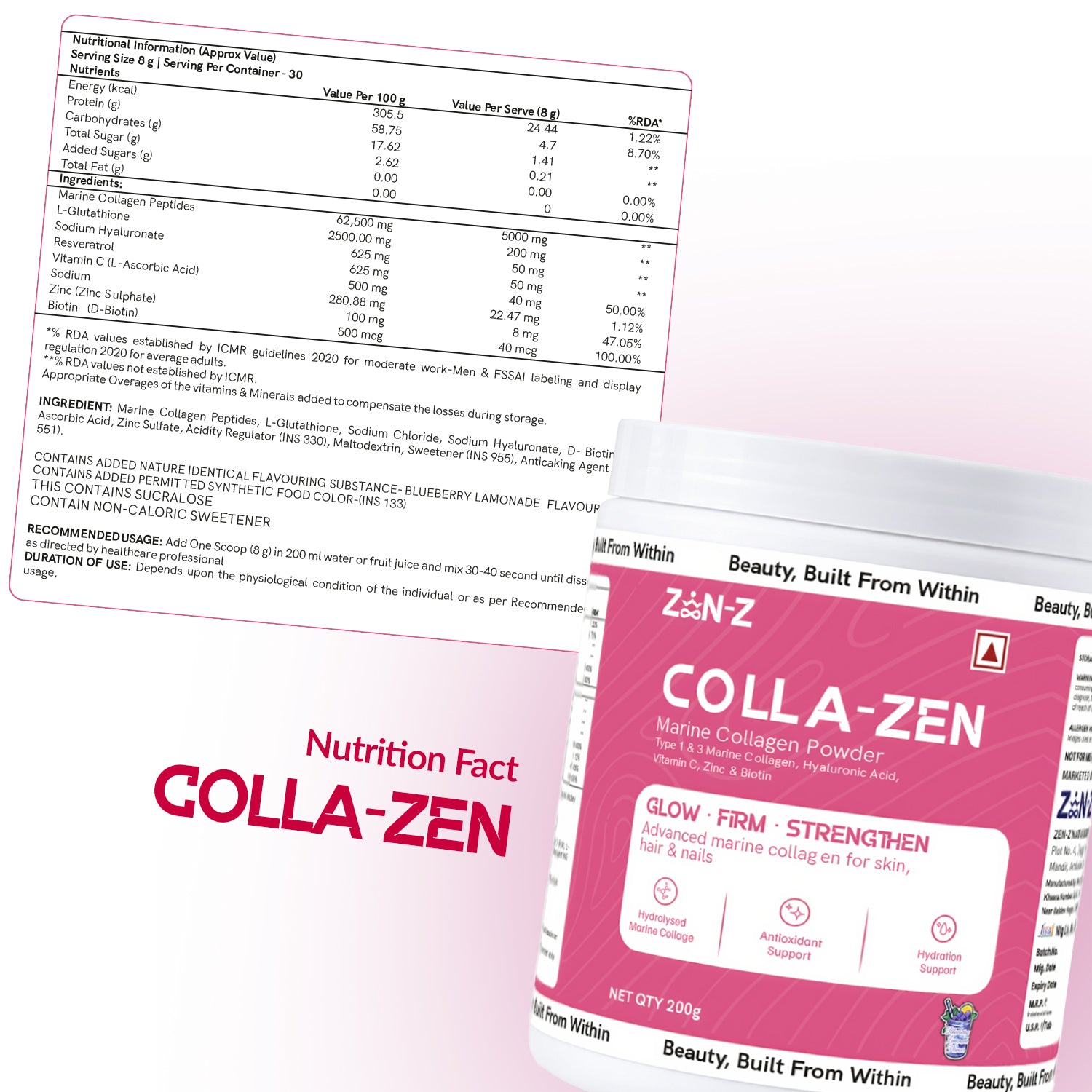 COLLA-ZEN™ — Marine Collagen Beauty Blend