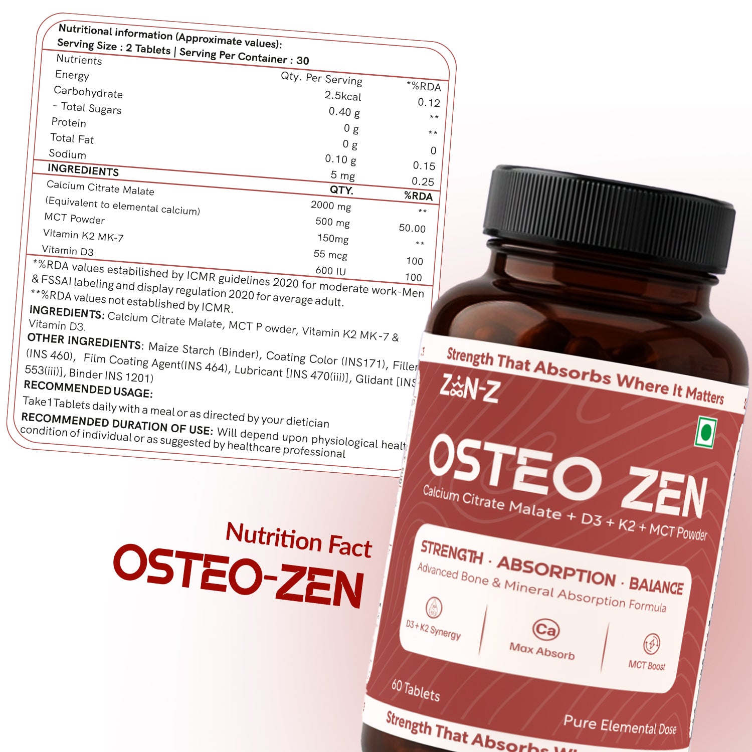 OSTEO-ZEN™ — Advanced Bone & Joint Support